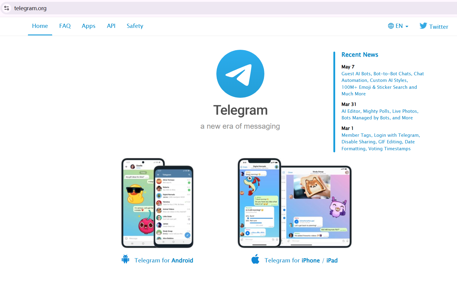 Telegram官方网站telegram.org